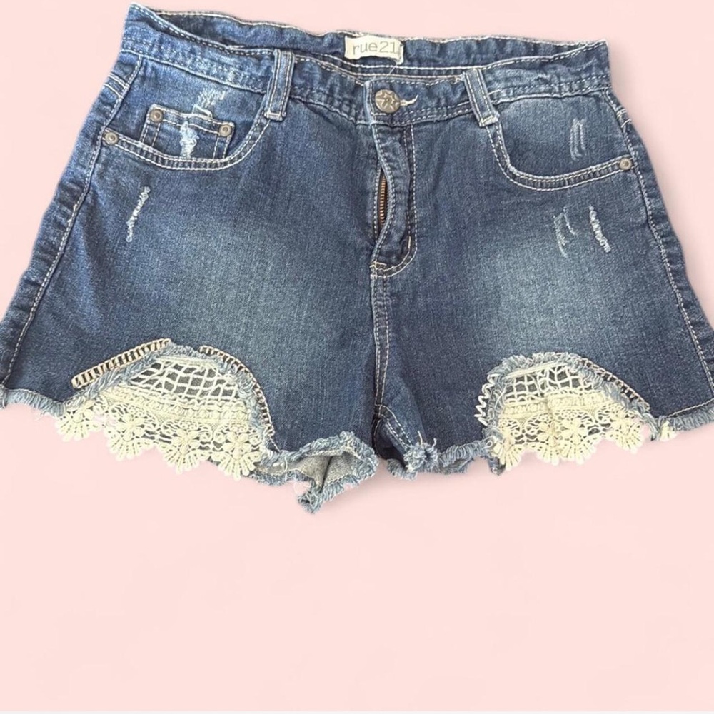 Rue21 Women's Blue Denim Shorts
